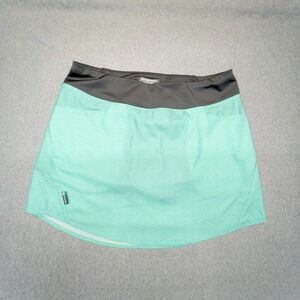 Simms Fishing Womens Medium‎ Green Swirl Skort Outdoor Gorpcore Boating Lake
